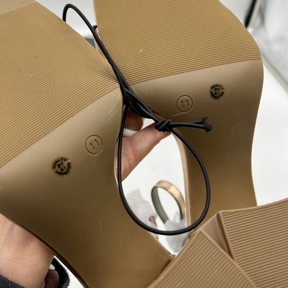 Worthington Womens Becklyn Heeled Sandals Rose Gold Size 11M - Picture 8 of 10